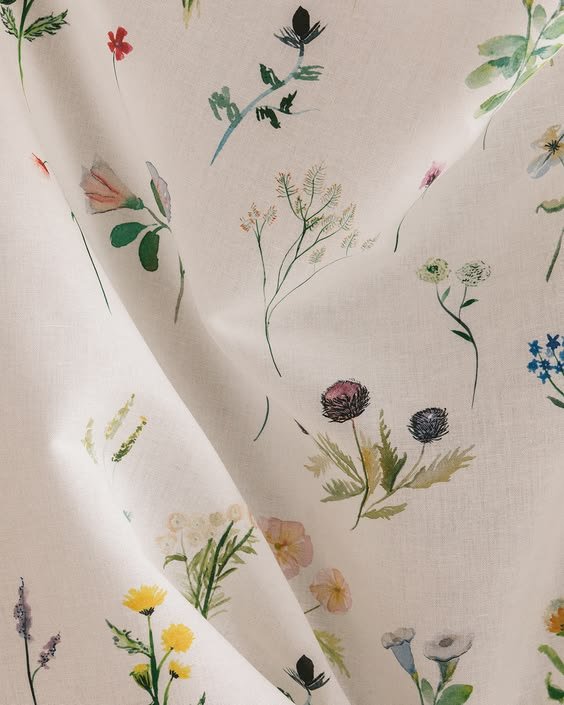 Pigment printed cotton fabric