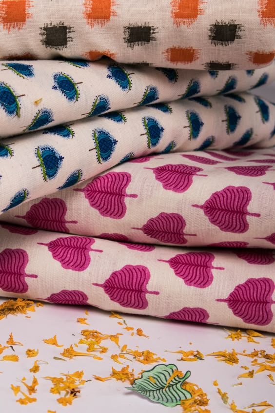 Printed cotton textile