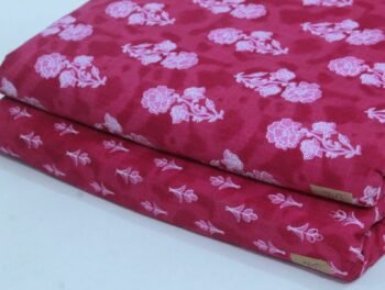 Cambric Cotton Printed Unstitched 2 Piece Suit Set Fabric | YT-2P-020