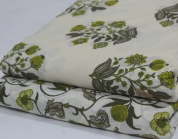 Cambric Cotton Printed Unstitched 2 Piece Suit Set Fabric | YT-2P-021