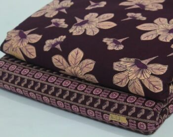 Cambric Cotton Printed Unstitched 2 Piece Suit Set Fabric | YT-2P-026