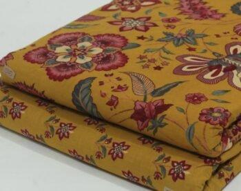 Cambric Cotton Printed Unstitched 2 Piece Suit Set Fabric | YT-2P-035