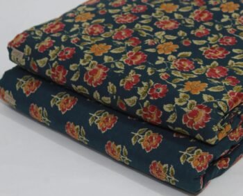 Cambric Cotton Printed Unstitched 2 Piece Suit Set Fabric | YT-2P-039