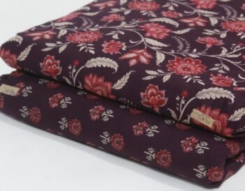 Cambric Cotton Printed Unstitched 2 Piece Suit Set Fabric | YT-2P-041