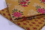 Cambric Cotton Printed Unstitched 2 Piece Suit Set Fabric | YT-2P-042