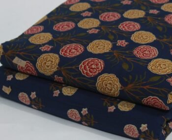 Cambric Cotton Printed Unstitched 2 Piece Suit Set Fabric | YT-2P-052