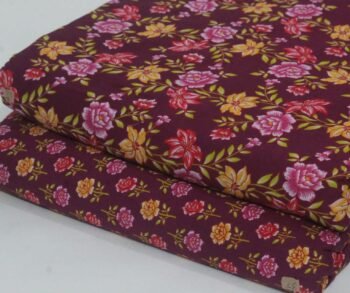 Cambric Cotton Printed Unstitched 2 Piece Suit Set Fabric | YT-2P-067