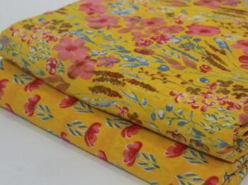 Cambric Cotton Printed Unstitched 2 Piece Suit Set Fabric | YT-2P-083